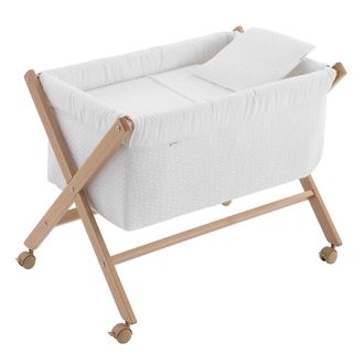 Cambrass Minicuna tijera madera 55x87x74 cm crudo