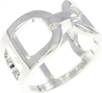 Herm&egrave;s Silver 925 Band Ring (Pre-Owned)