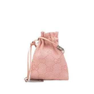 Gucci Pre-owned Canvas Pouch - Dames - Pre-owned - Roze - Maat: ONE Size