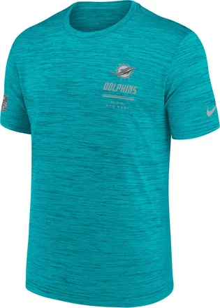 Nike Miami Dolphins Sideline Team Issue Velocity Nike Mens Dri-FIT NFL T-Shirt in Green | 02ER3GT9P-7VD