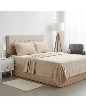 Luxury Home 4Pc Microplush Sheet Set