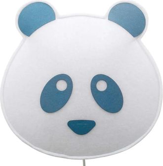 AC-D&eacute;co Buokids Aplique Suave Oso Panda Azul