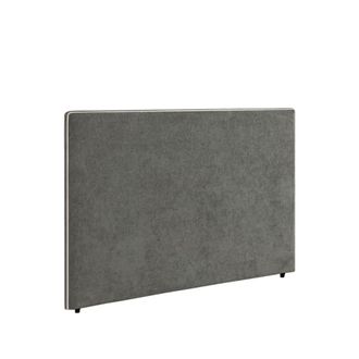 Klast Cabecero doble de tela verde oscuro 165 cm x 120 cm