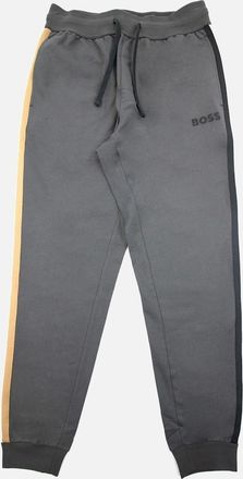 HUGO BOSS Mens Hugo Boss Heritage Side Stripe Pants Dark Grey 022 - Size: 2XL
