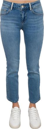 Liu Jo B.Up Fly Regular Cropped Jeans - Dames - Cropped Jeans - Blauw - W31 - Katoen - Jeans