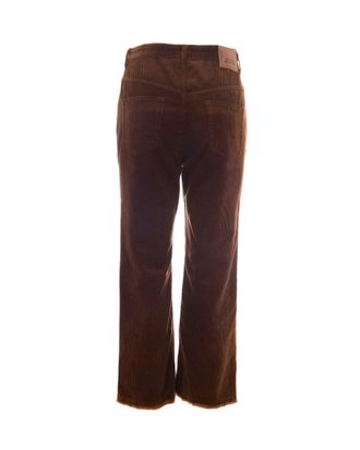 Isabel Marant Womens Trousers Ruthie Caramel Cotton Linen