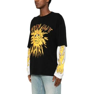 Amiri T-shirt - male - Amiri - Long Sleeve T-Shirts - Black - XL - Tops
