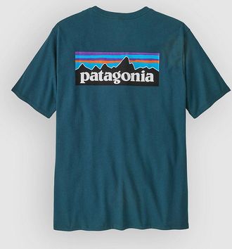 Patagonia P-6 Logo Responsibili T-Shirt blu