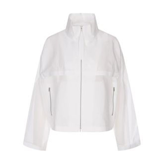 Jil Sander Dames, Jassen, Wit, Maat: XS Katoen