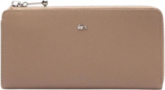 Lacoste Daily City Portemonnee - Dames - Portefeuilles - Beige - ONE Size - Accessoires