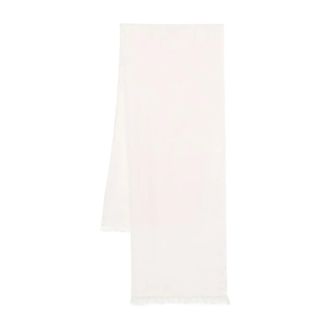 Faliero Sarti Winter Scarves, unisex, White, Size: ONE SIZE Winter Scarves