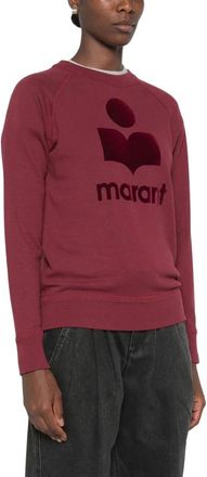 Isabel Marant Millyny Sweatshirt - Dames - Sweatshirts - Rood - S - Katoen - Hoodies & sweatvesten