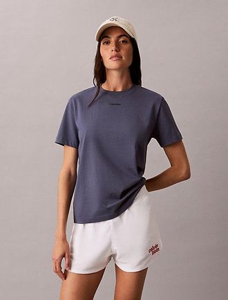 Calvin Klein Camiseta Cl&aacute;sica De Algod&oacute;n Con Logo