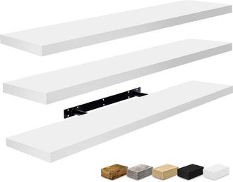 Sorbus Set Of 3 Large Floating Shelves