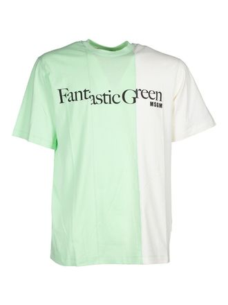 Msgm M. S.G. M. Fantastic green tshirt