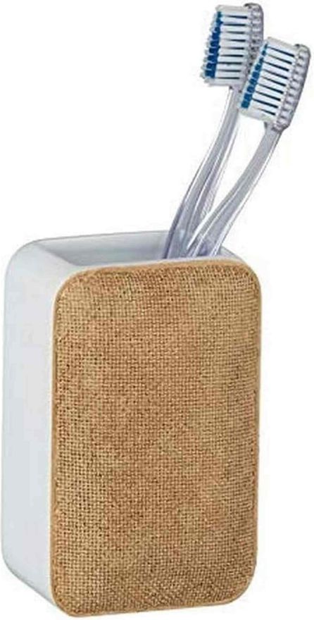 WENKO Zahnputzbecher Sky - Zahnbürstenhalter In Hellblau 7x11,5x7cm