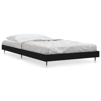 Berkfield Home Bed Frame Black 90x200 cm Engineered Wood
