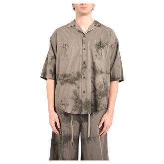 Andrea Ya'aqov Short Sleeve Shirts, male, Green, Size: 2XL 26MUBO33T-T06-Militare