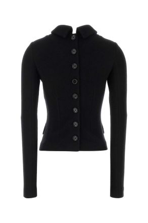 Dolce & Gabbana Virgin Wool Blazer - Black