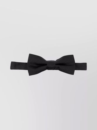 Dsquared2 silk fine ribbed bow tie
