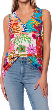 Tolani Vincy Tank Top In Joyful