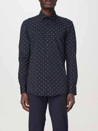 HUGO BOSS Camicia Boss in cotone con stampa