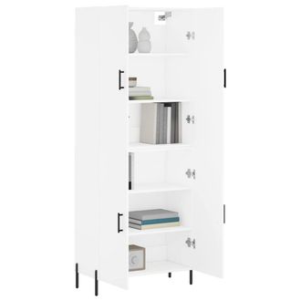 Berkfield Home Highboard White 69.5x34x180 cm Engineered Wood