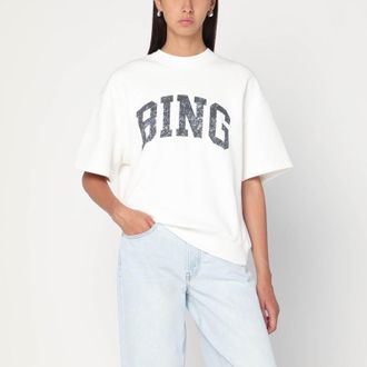 Anine Bing Jay Bing white cotton sweatshirt