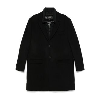 Mackage Single-Breasted Coats, male, Black, Size: 2XS Mackage Jackets Black