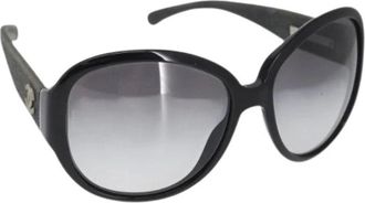 Chanel Pre-owned Accessories, female, Black, Size: ONE SIZE Pre-owned Vintage Sunglasses
