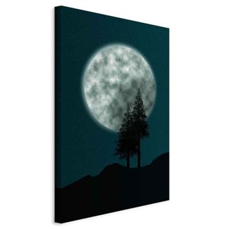 Artgeist Imagen - Hermosa Luna Llena (1 Parte) Vertical