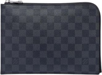 Louis Vuitton Pre-owned Pochette Jour PM - Dames - Pre-owned - Zwart - Maat: ONE Size Leer