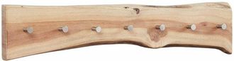 Massivmoebel24 pure acacia 712 Appentiabiti in legno di acacia - laccato / natur 70x5x10