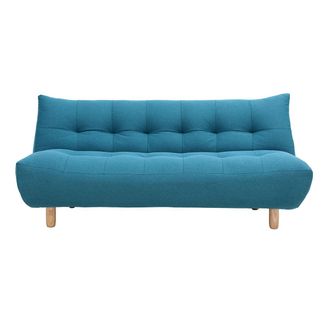 Miliboo Canap&eacute; Convertible Scandinave Bleu Canard Yumi