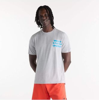 New Balance RC Essential Athletic - T-shirt grigia con grafica-Grigio