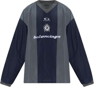 Balenciaga Hombre, Sudaderas, Azul, Talla: M