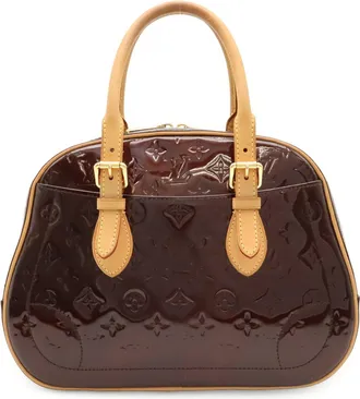Louis Vuitton Amarante Leather Handbag Tote Bag (Pre-Owned)