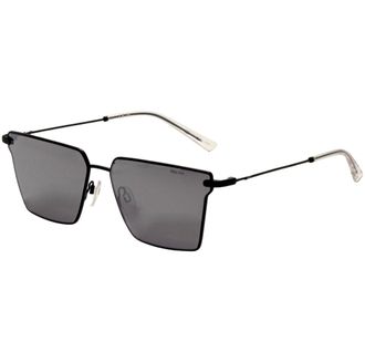 Nike Mens 60 mm Black Sunglasses