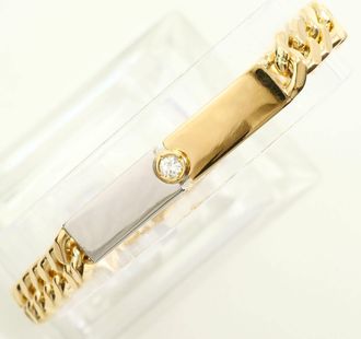 C&A Unbranded Platinum yellow gold yellow gold (18K) Platinum 900 Charm Bracelet (Pre-Owned)