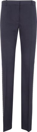 Versace Evening Pant Responsible Wool Grain Di Poudre Softer Hand
