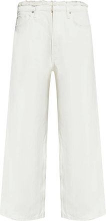 AllSaints Jeans a gamba ampia Blake a vita alta - Bianco