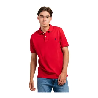 U.S.Polo Association U.s. Polo Assn., Heren, Tops, Rood, Maat: L Katoen