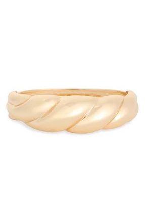 Nordstrom Rack Twisted Bangle Bracelet in Gold at Nordstrom Rack