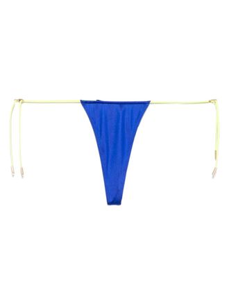 Maison Close Glow mini string bikini bottoms - women - Lycra/Nylon - M - Blue