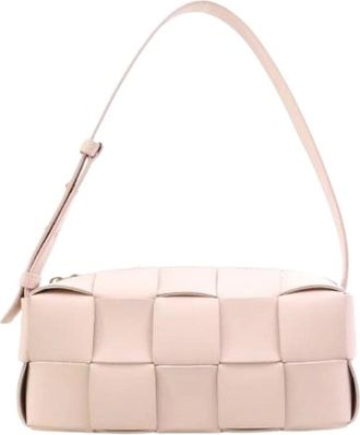 Bottega Veneta Pre-owned Shoulder Bags, female, Pink, Size: ONE SIZE Pre-owned Vintage Shoulder Bag