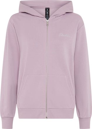 Skechers Kapuzensweatjacke SKECHERS SIGNATURE FZ HOODIE, Damen, Gr. XXL (50/52), misty mauve, Obermaterial: 54% Baumwolle, 46% Polyester, Sweatjacken Kapuzensw