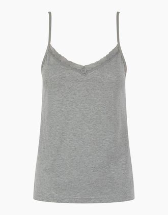 Ted Baker Womens Quinn Night Dress - Blue Grey Marl - Size: 14