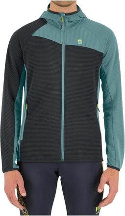 Karpos Averau F-Z Hoodie FL - Heren - Outdoor shirts - Blauw - L - Fitness
