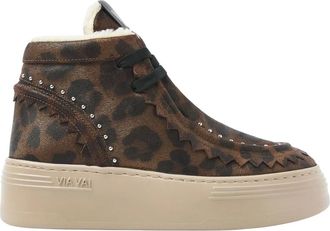 VIA VAI Schoenen, Dames, Bruin, 39 EU, Leer, Isa Callum Sneakers