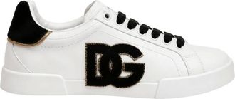 Dolce & Gabbana Schoenen, Dames, Wit, 37 1/2 EU, Sneakers